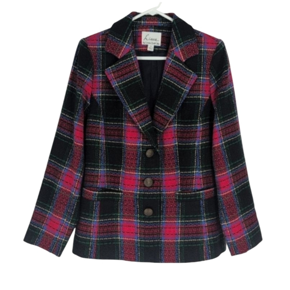 Linea By Louis Dell'Olio Blazer Jacket Size 8 Great Condition !